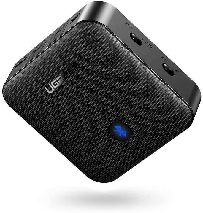 Ugreen CM144 Bluetooth 5.0 adapter, 3,5 mm AUX, aptX, must цена и информация | USB adapterid ja jagajad | hansapost.ee
