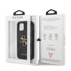 GUHCP12M4GMGGR Guess PU 4G Metal Logo Case for iPhone 12/12 Pro Grey hind ja info | Telefonide kaitsekaaned ja -ümbrised | hansapost.ee