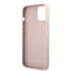 GUHCP12L4GMGPI Guess PU 4G Metal Logo Case for iPhone 12 Pro Max Pink hind ja info | Telefonide kaitsekaaned ja -ümbrised | hansapost.ee