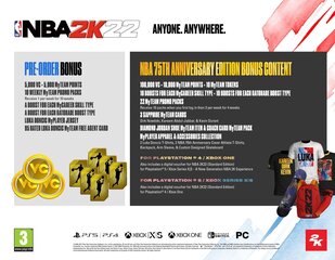 Игра NBA 2K22 для PlayStation 4 цена и информация | 2K Компьютерная техника | hansapost.ee