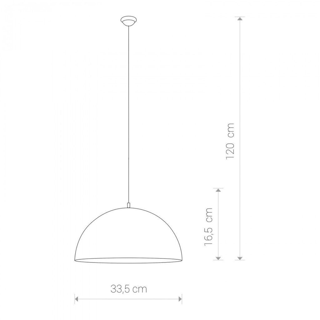 Nowodvorski Lighting rippvalgusti Hemisphere 4840 hind ja info | Rippvalgustid | hansapost.ee