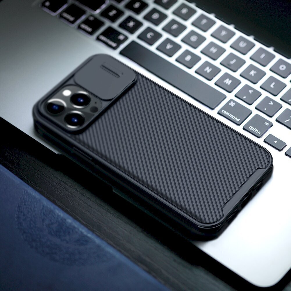 Telefoni ümbris Nillkin CamShield sobib iPhone 13 Pro, must hind ja info | Telefonide kaitsekaaned ja -ümbrised | hansapost.ee