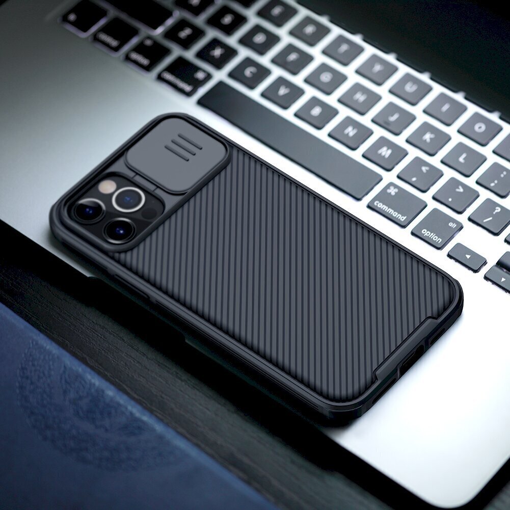 Nillkin CamShield Pro Magnetic Hard Case for iPhone 12 Pro Max 6.7 Black hind ja info | Telefonide kaitsekaaned ja -ümbrised | hansapost.ee