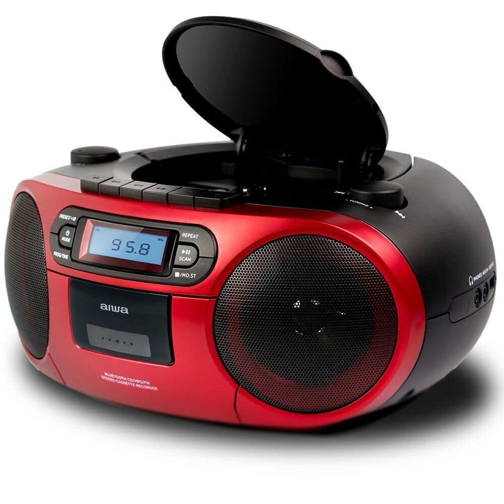 Magnetoola Aiwa BBTC-550RD red hind ja info | Raadiod ja magnetoolad | hansapost.ee