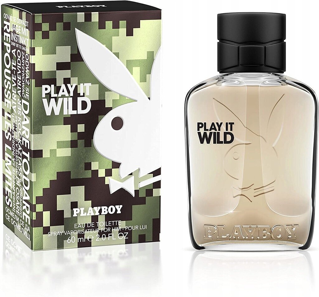 Playboy Play It Wild For Him EDT meestele 60 ml цена и информация | Parfüümid meestele | hansapost.ee