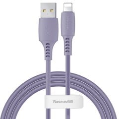 Цветной кабель Baseus USB/Lightning 2.4A, 1.2 м, фиолетовый (CALDC-05) цена и информация | Кабели для телефонов | hansapost.ee