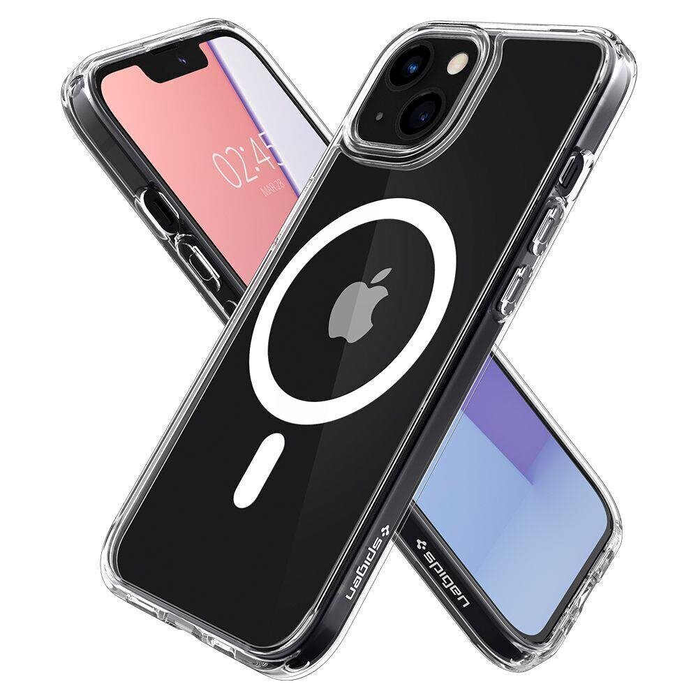 Telefoni ümbris silikoonist Spigen sobib Apple iPhone 13, läbipaistev hind ja info | Telefonide kaitsekaaned ja -ümbrised | hansapost.ee