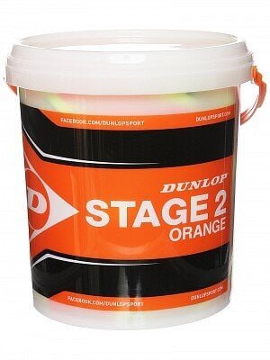 Välitennise pallid Dunlop Stage 2 Orange, 60 tk hind ja info | Välitennise tooted | hansapost.ee