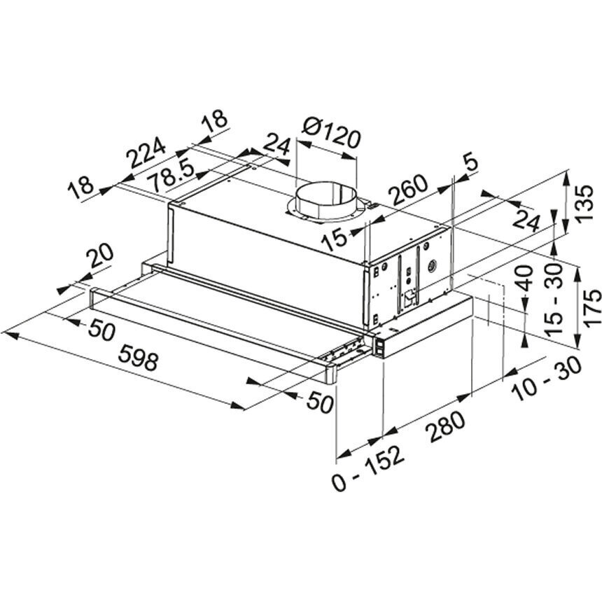 Franke FTC 601 WH GL цена и информация | Õhupuhastid | hansapost.ee