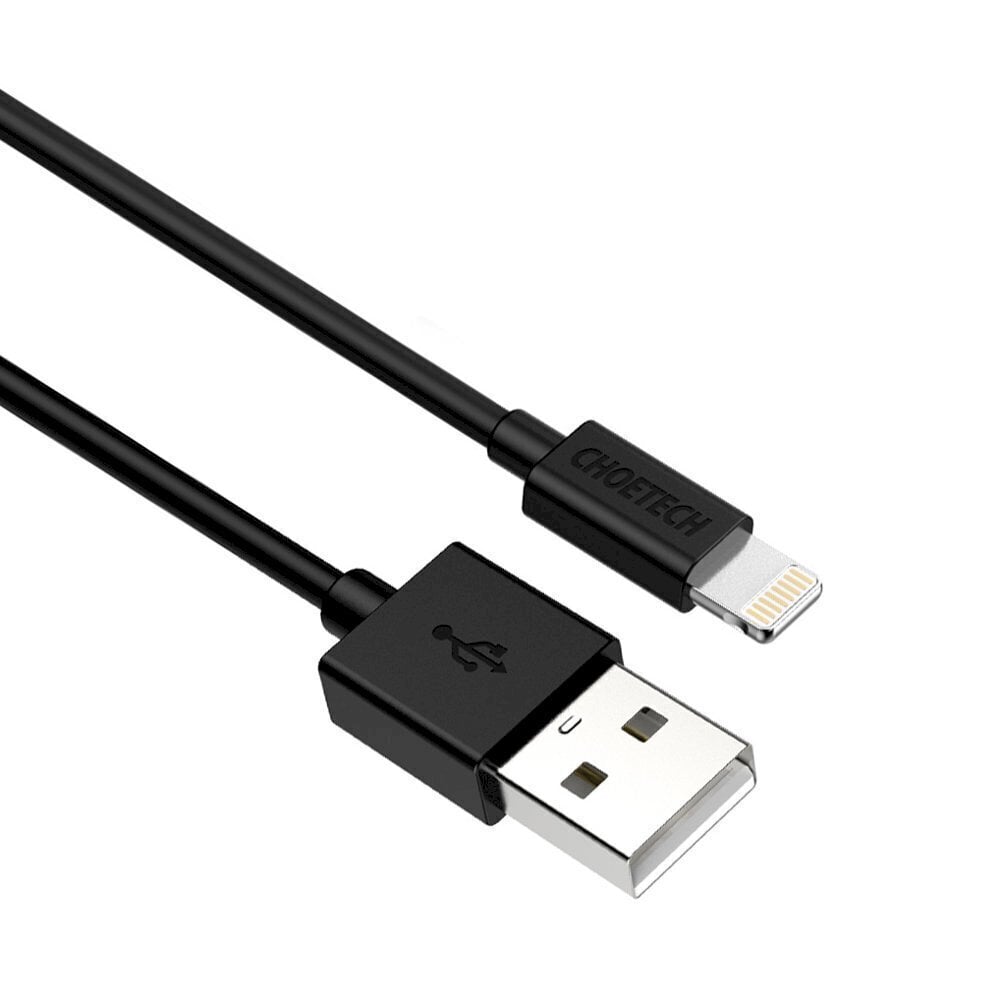 Choetech MFI USB - Lightning charging data cable 1,2m white (IP0026 white) hind ja info | Mobiiltelefonide kaablid | hansapost.ee