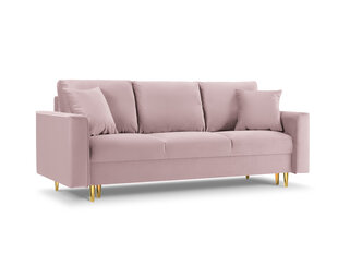 Трехместный диван Mazzini Sofas Cartadera, розовый/золотой цена и информация | Диваны | hansapost.ee