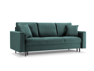 Трехместный диван Mazzini Sofas Cartadera, зеленый/черный цена и информация | Диваны | hansapost.ee