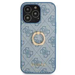 GUHCP13L4GMRBL Guess PU 4G Ring чехол для iPhone 13 Pro Blue цена и информация | Guess Телефоны и аксессуары | hansapost.ee