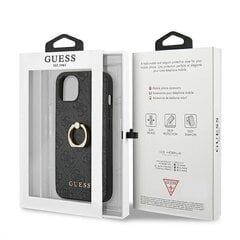 GUHCP13S4GMRGR Guess PU 4G Ring Case for iPhone 13 Mini Grey цена и информация | Чехлы для телефонов | hansapost.ee
