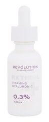 Näoseerum Revolution Skincare Retinol Vitamins Hialuronic 30 ml hind ja info | Näoõlid, ampullid ja seerumid | hansapost.ee