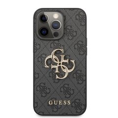 GUHCP13L4GMGGR Guess PU 4G Metal Logo чехол для iPhone 13 Pro Grey цена и информация | Чехлы для телефонов | hansapost.ee