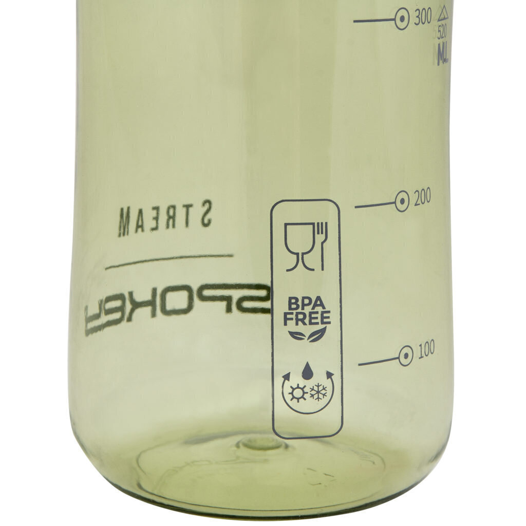 Pudel Spokey Stream, 500 ml, roheline цена и информация | Joogipudelid | hansapost.ee