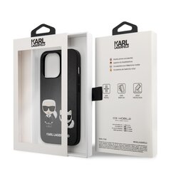 KLHCP13LPCUSKCBK Karl Lagerfeld and Choupette PU Leather Case for iPhone 13 Pro Black цена и информация | Чехлы для телефонов | hansapost.ee