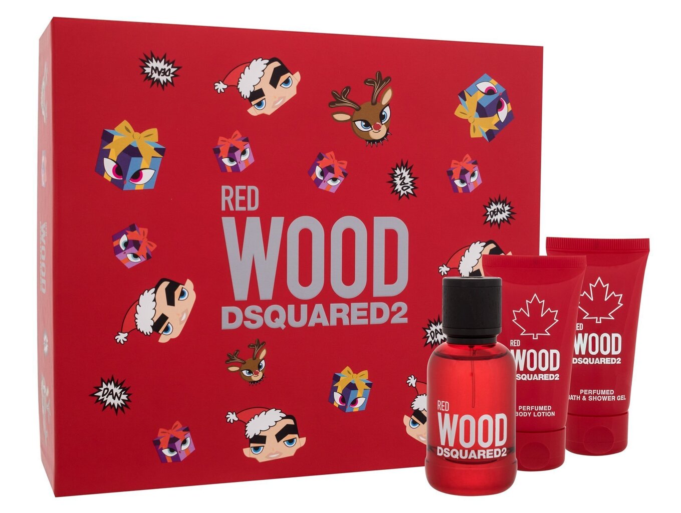 Naiste parfüümi komplekt Dsquared2 Red Wood 3 Tk hind ja info | Parfüümid naistele | hansapost.ee