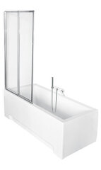 Мобильнаястеклянная стена для ванны Ambition 2 Premium цена и информация | Besco Сантехника для ванной | hansapost.ee