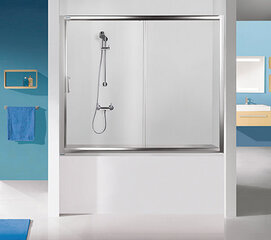 Стенка для ванны Sanplast TX D2-W/TX5b 150s, профиль pergamon, прозрачное стекло W0 цена и информация | Аксессуары для ванн, душевых кабин | hansapost.ee
