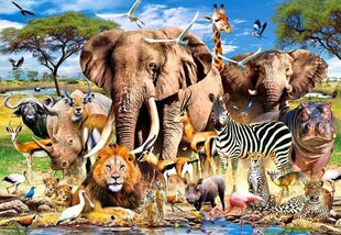 Pusle Castorland Puzzle Savanna Animals, 1500-osaline hind ja info | Pusled lastele ja täiskasvanutele | hansapost.ee
