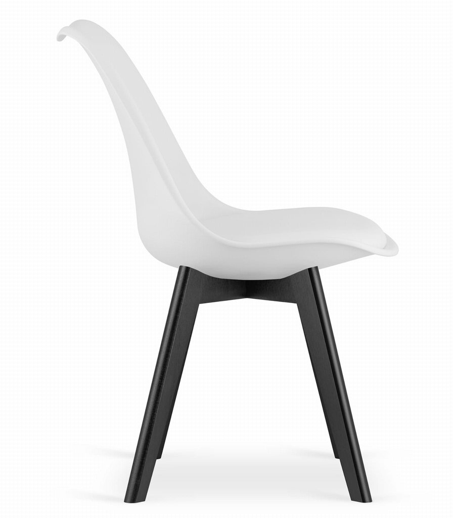 4-osaline toolide komplekt K330, valge/must цена и информация | Köögitoolid, söögitoolid | hansapost.ee