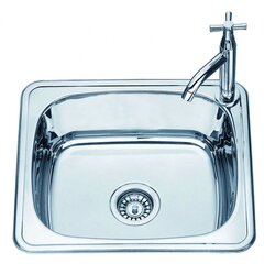 Roostevabast terasest valamu D4842X koos sifooniga price and information | Kitchen sinks | hansapost.ee