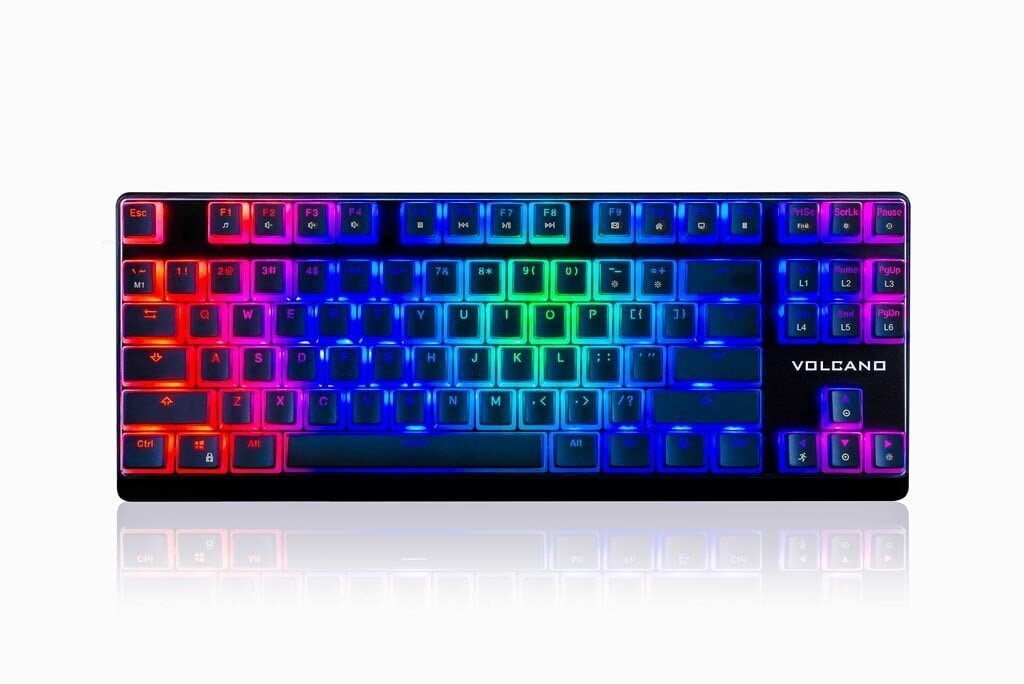 Mode Com K-MC-Lanparty-U-RGB-Blue-PUDD цена и информация | Klaviatuurid | hansapost.ee