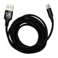 Wozinsky cable USB - USB Type C 2,4A 2m black(WUC-C2B) цена и информация | Mobiiltelefonide kaablid | hansapost.ee