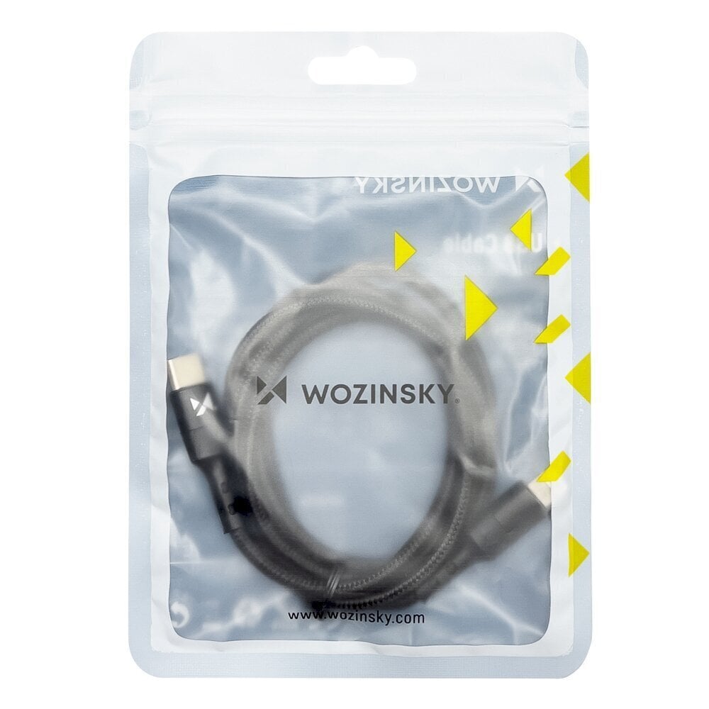 Wozinsky cable USB Type C - Lightning Power Delivery 18W 2m black (WUC-PD-CL2B) цена и информация | Mobiiltelefonide kaablid | hansapost.ee