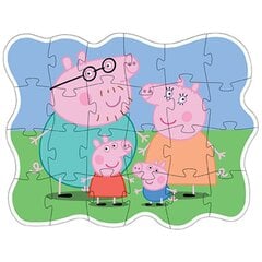 Põrsas Peppa perekonna dekoratiivne pusle цена и информация | Игрушки для малышей | hansapost.ee