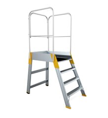 Алюминиевая рабочая лестница, 4 ступени цена и информация | Forte Инструменты | hansapost.ee