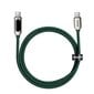 Baseus Display Cable USB-C to USB-C 100W 1m (green) hind ja info | Mobiiltelefonide kaablid | hansapost.ee