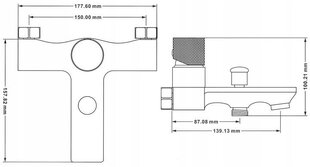 Mexen vannitoasegisti Royo One, white/chrome hind ja info | Vannitoa segistid | hansapost.ee