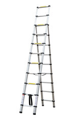 Алюминиевая телескопическая лестница G21 GA-TZ9+11-3,2M, 6390402 цена и информация | Лестницы для батутов | hansapost.ee