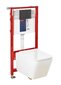 WC-komplekt TECE Now Rimless: peitraam + WC + nupp + aeglaselt vabastatav kaas + heliisolatsiooni tihend цена и информация | WС-potid | hansapost.ee