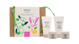 Kosmeetikakomplekt näole Shiseido Waso: Kreem, 15 ml + pesuvahend, 30 ml + mask, 15 ml + mask, 30 ml цена и информация | Кремы для лица | hansapost.ee