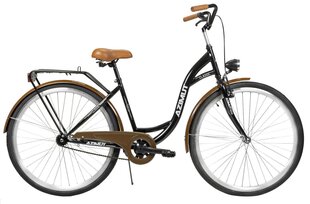 Городской велосипед AZIMUT Classic 28" 2021, чёрный цена и информация | Велосипеды | hansapost.ee
