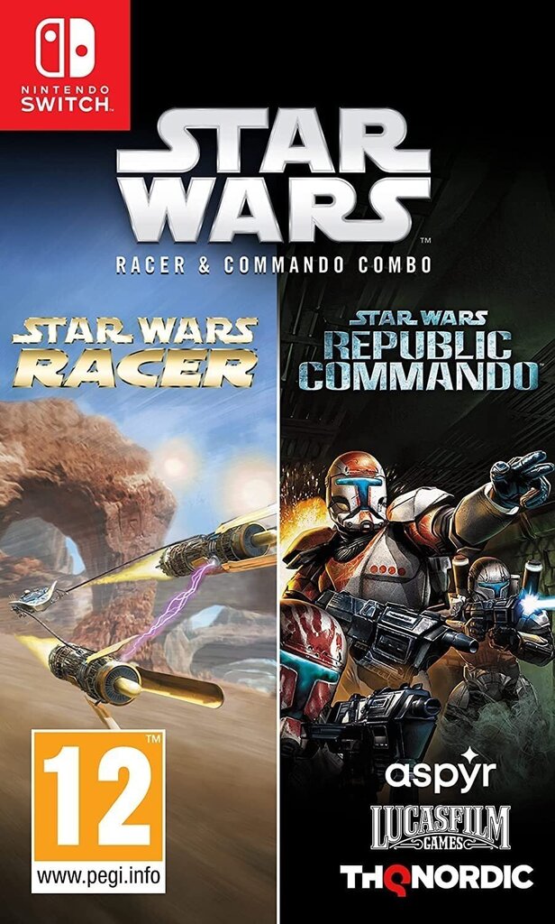 Switch game Star Wars Racer and Commando Combo цена и информация | Konsooli- ja arvutimängud | hansapost.ee