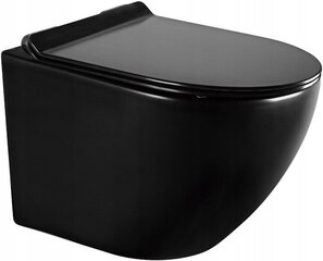 WC komplekt Mexen 5in1 Fenix Slim koos wc-potiga Lena Rimless Slim, Black price and information | WС-potid | hansapost.ee