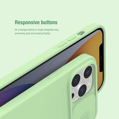 Nillkin CamShield Silky Magnetic Silicone чехол для iPhone 13 Pro Max Mint Green цена и информация | Чехлы для телефонов | hansapost.ee