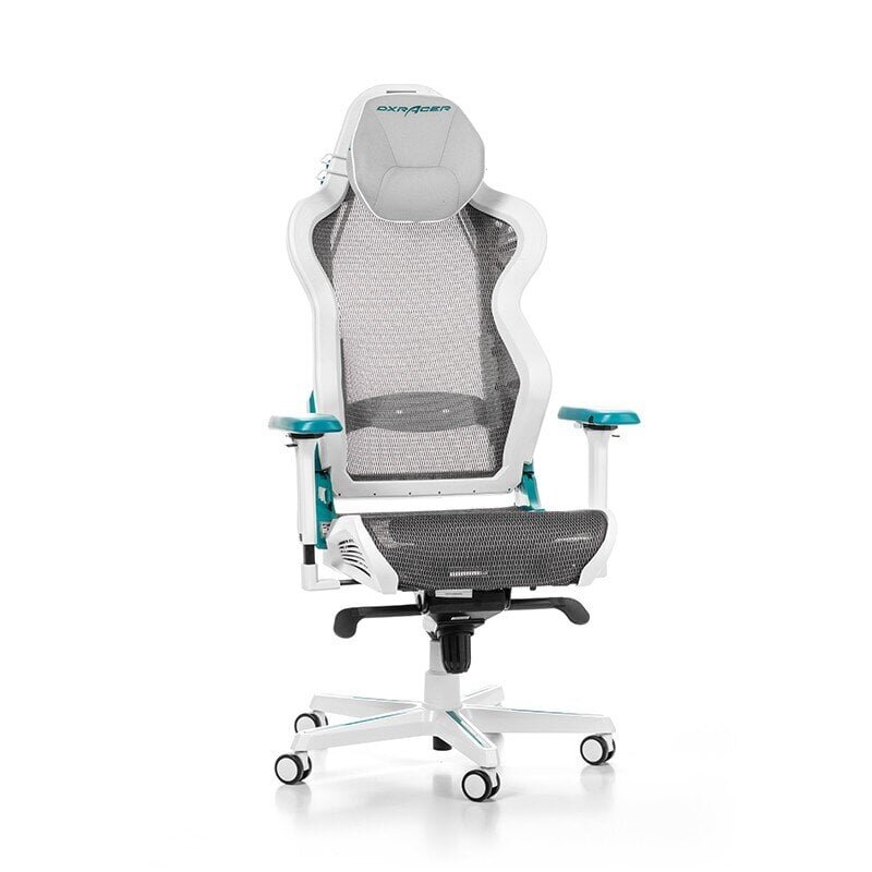 Mänguritool, DXRacer Air R1S-WQG, valge/hall/sinine цена и информация | Kontoritoolid | hansapost.ee