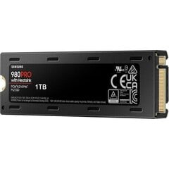 SSD|SAMSUNG|980 Pro|1TB|M.2|PCIE|NVMe|Write speed 5000 MBytes/sec|Read speed 7000 MBytes/sec|MZ-V8P1T0CW цена и информация | Внутренние жёсткие диски (HDD, SSD, Hybrid) | hansapost.ee