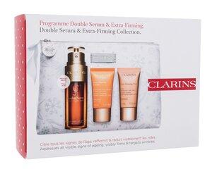 Набор для ухода за кожей лица Clarins Programme Double & Extra Firming цена и информация | Сыворотки для лица, масла | hansapost.ee