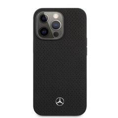 Telefoni ümbris nahast Mercedes sobib iPhone 13 Pro Max, must hind ja info | Telefonide kaitsekaaned ja -ümbrised | hansapost.ee