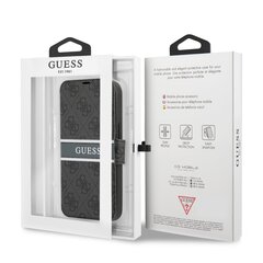 GUBKP13S4GDGR Guess PU 4G Printed Stripe Book Case for iPhone 13 Mini Grey цена и информация | Guess Мобильные телефоны, Фото и Видео | hansapost.ee