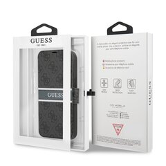 GUBKP13X4GDGR Guess PU 4G Printed Stripe Book Case for iPhone 13 Pro Max Grey цена и информация | Чехлы для телефонов | hansapost.ee