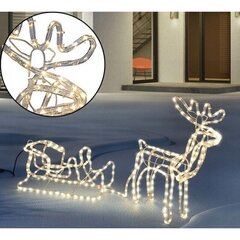 LED dekoratsioon Põhjapõder saaniga hind ja info | Jõulukaunistused | hansapost.ee