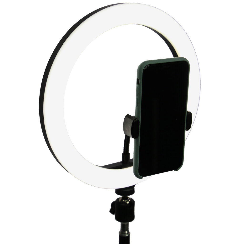 LED-valgustusega telefonialus Plugger Studio Ring Lite 10 Set hind ja info | Fotovalgustid, ringvalgustid ja fotostuudiod | hansapost.ee